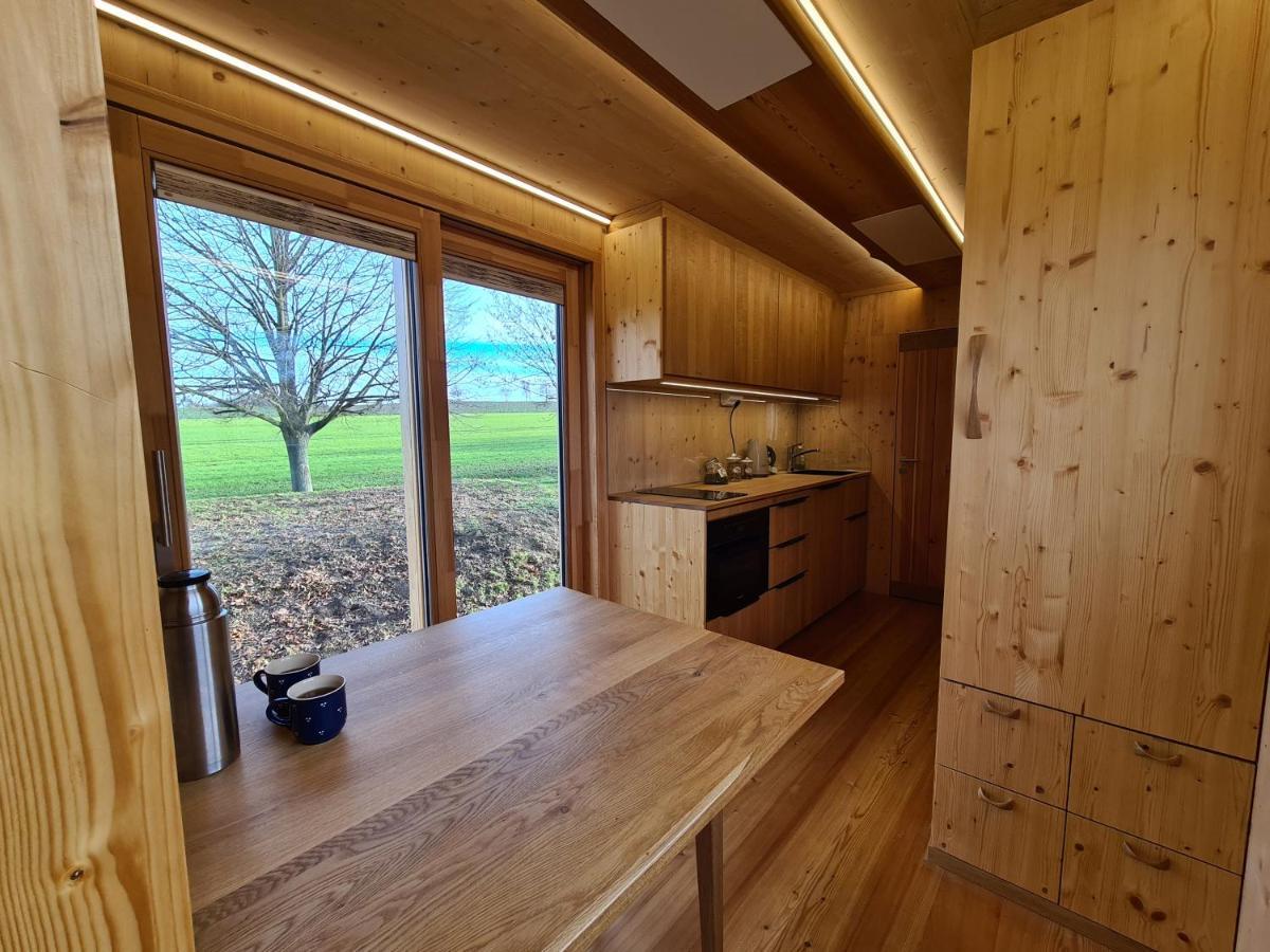 Villa Larix-Das Vollholzhaus Direkt Am Berzdorfer See กอร์ลิตซ์ ภายนอก รูปภาพ